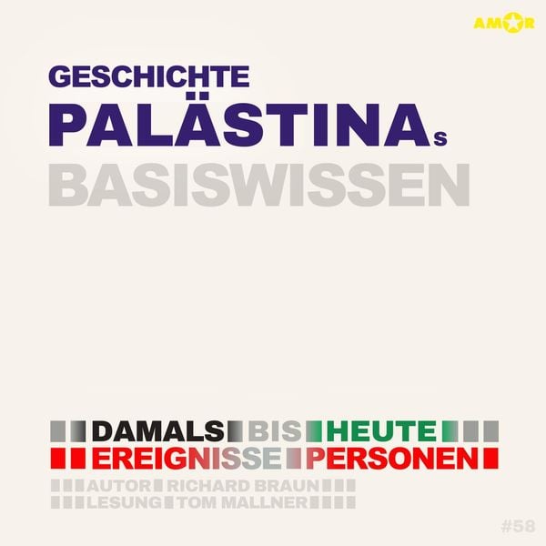 Produktbild: Geschichte Pal&auml;stinas - Damals bis heute. Ereignisse, Personen, Zusammenh&auml;nge - Basiswissen