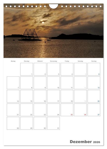 Produktbild: Typisch Schwedisch Bohusl&auml;n (Wandkalender 2026 DIN A4 hoch), CALVENDO Monatskalender