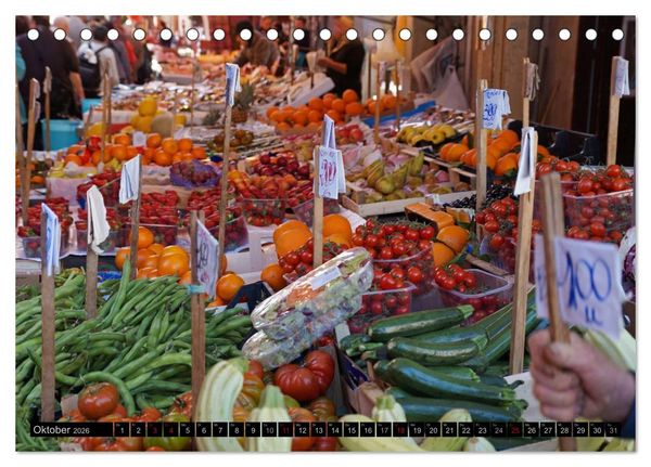 Produktbild: Palermo - Impressionen (Tischkalender 2026 DIN A5 quer), CALVENDO Monatskalender