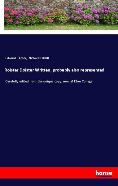 Produktbild: Roister Doister Written, probably also represented