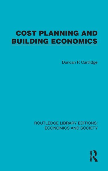 Produktbild: Cost Planning and Building Economics