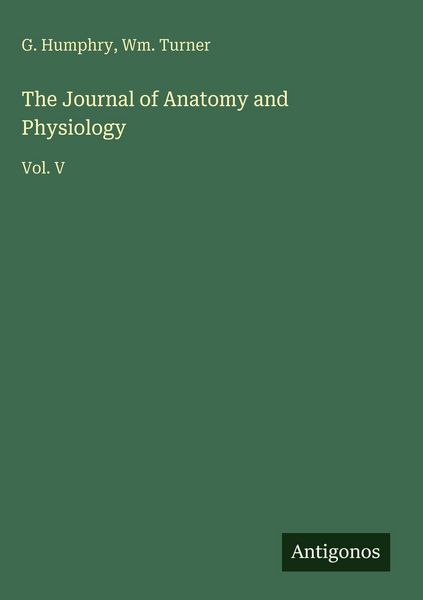 Produktbild: The Journal of Anatomy and Physiology
