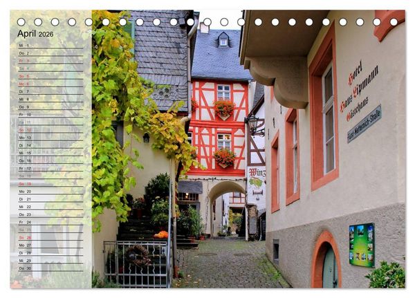 Produktbild: Eine Perle an der Mosel - Beilstein (Tischkalender 2026 DIN A5 quer), CALVENDO Monatskalender