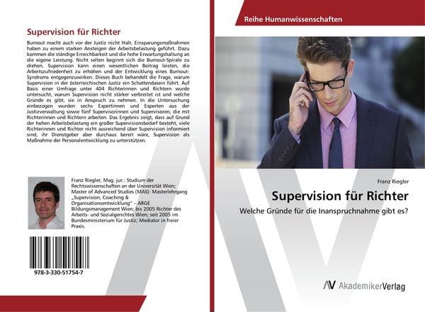 Supervision für Richter, Taschenbuch von Franz Riegler, AV Akademikerverlag, 9783330517547