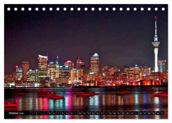 Produktbild: Neuseeland &bull; Impressionen (Tischkalender 2026 DIN A5 quer), CALVENDO Monatskalender