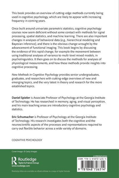 Produktbild: New Methods in Cognitive Psychology