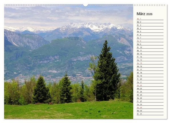 Produktbild: Gardasee (hochwertiger Premium Wandkalender 2026 DIN A2 quer), Kunstdruck in Hochglanz