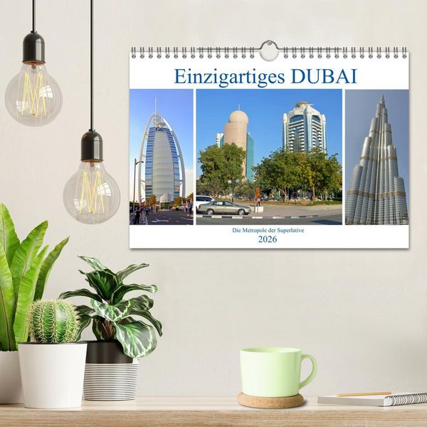 Produktbild: Einzigartiges DUBAI, die Metropole der Superlative (Wandkalender 2026 DIN A4 quer), CALVENDO Monatskalender