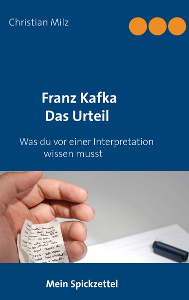 Produktbild: Mein Spickzettel Franz Kafka Das Urteil