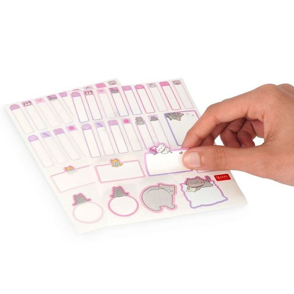 Produktbild: Legami Set aus 66 klebenden Labels - Kitty