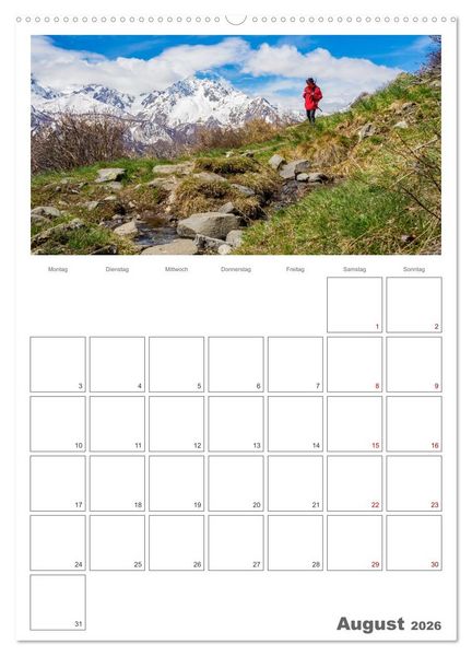 Produktbild: Franz&ouml;sische Alpen, auf den Pfaden des Murmeltiers (hochwertiger Premium Wandkalender 2026 DIN A2 hoch), Kunstdruck in Hochglanz
