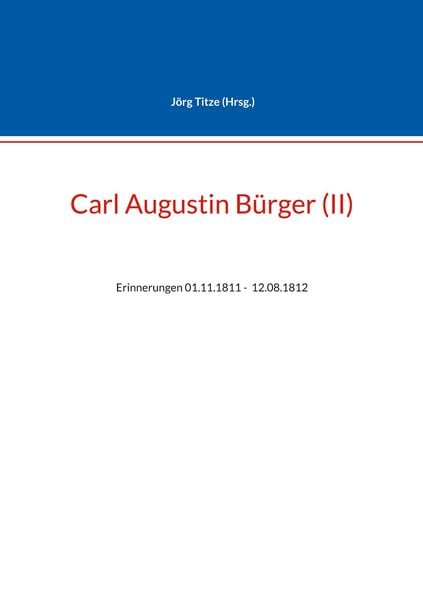 Produktbild: Carl Augustin B&uuml;rger (II)