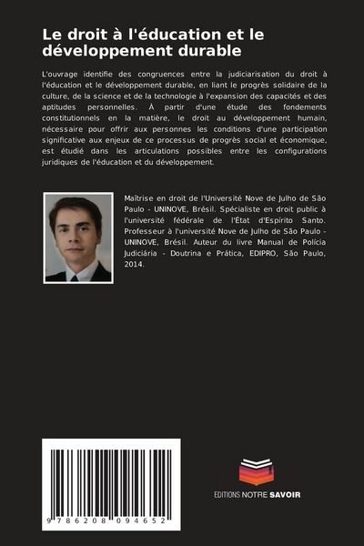 Produktbild: Le droit &agrave; l'&eacute;ducation et le d&eacute;veloppement durable