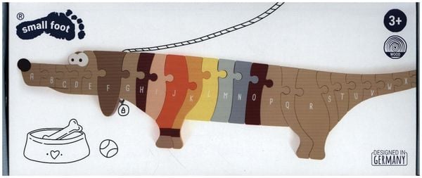 Buchstabenpuzzle Hund