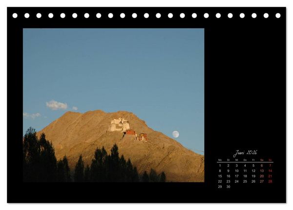 Produktbild: Ladakh, Berge und Spruchweisheiten (Tischkalender 2026 DIN A5 quer), CALVENDO Monatskalender