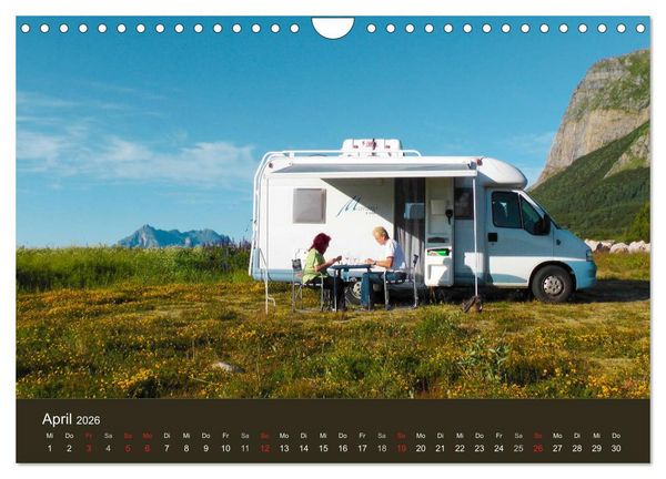 Produktbild: Wohnmobil-Reisen (Wandkalender 2026 DIN A4 quer), CALVENDO Monatskalender