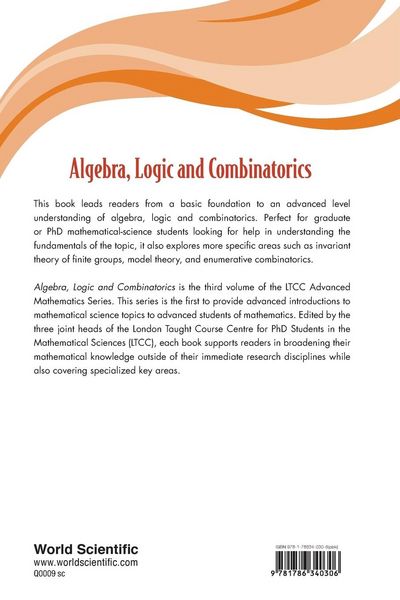 Produktbild: Algebra, Logic and Combinatorics