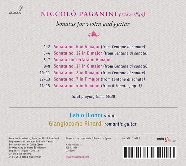 Produktbild: Sonatas for Violin and Guitar