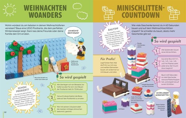 Produktbild: LEGO&reg; Weihnachten Das Spielebuch