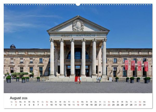 Produktbild: Highlights von Wiesbaden (hochwertiger Premium Wandkalender 2026 DIN A2 quer), Kunstdruck in Hochglanz