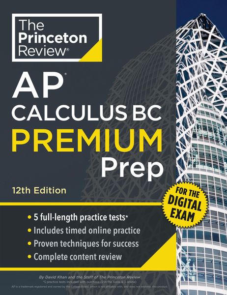 Produktbild: Princeton Review AP Calculus BC Premium Prep, 12th Edition