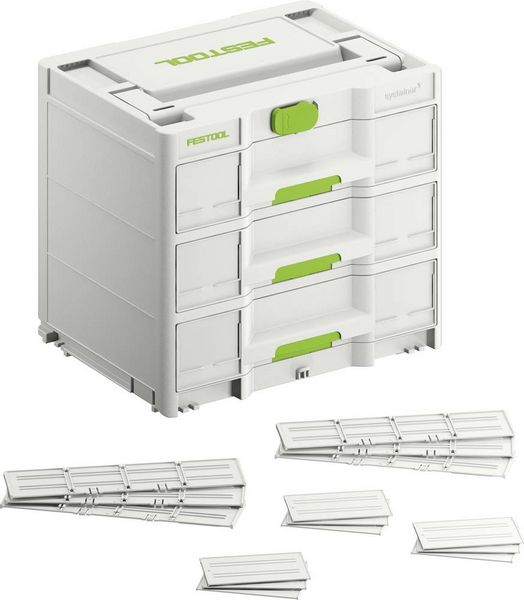 Produktbild: Festool Systainer SYS3-SORT/3M 337 577769 Transportkiste (L x B x H) 396 x 296 x 337mm