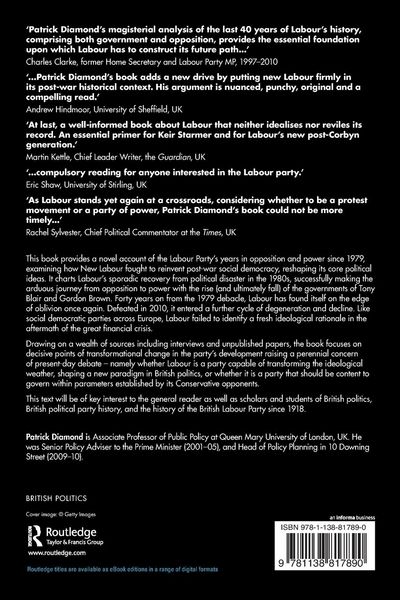 Produktbild: The British Labour Party in Opposition and Power 1979-2019