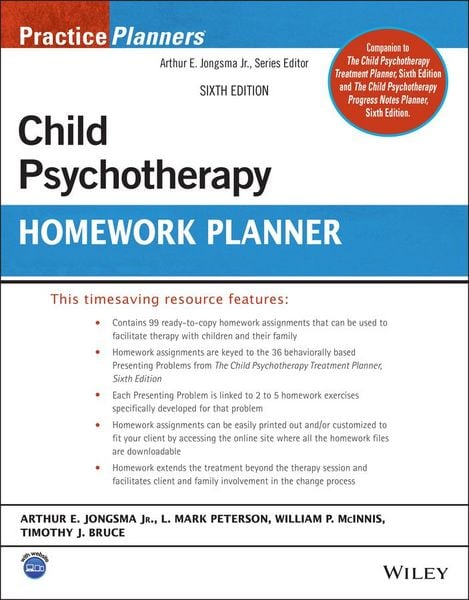 Produktbild: Child Psychotherapy Homework Planner