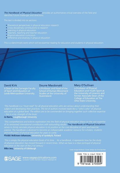 Produktbild: Handbook of Physical Education