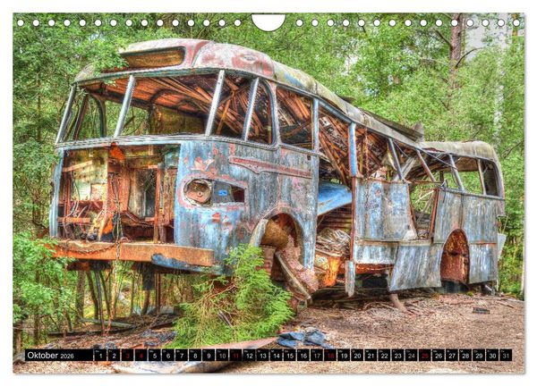 Produktbild: Autofriedhof Ryd (Wandkalender 2026 DIN A4 quer), CALVENDO Monatskalender