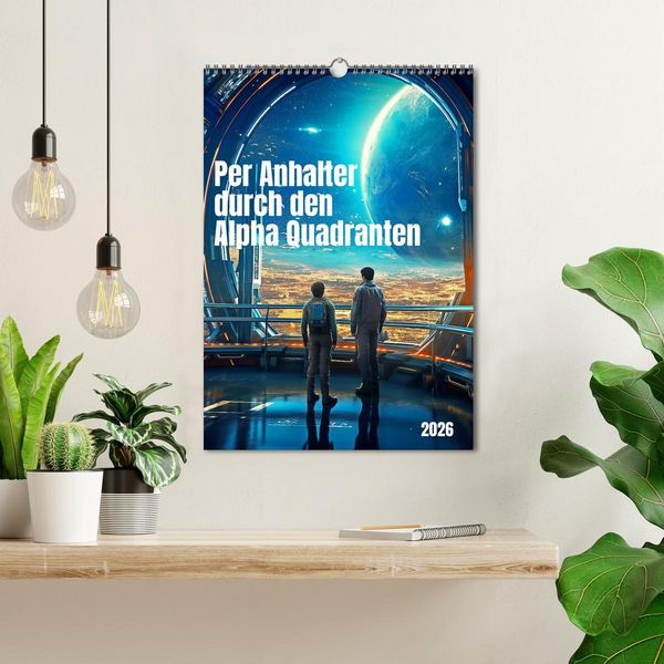 Produktbild: Per Anhalter durch den Alpha Quadranten (Wandkalender 2026 DIN A3 hoch), CALVENDO Monatskalender