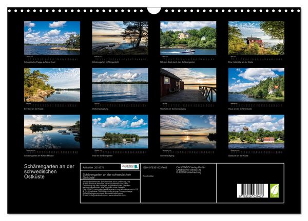 Produktbild: Sch&auml;rengarten an der schwedischen Ostk&uuml;ste (Wandkalender 2026 DIN A3 quer), CALVENDO Monatskalender