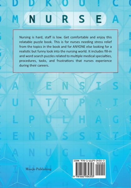 Produktbild: Nurse Fill-In & Word Search [Burnout Nurse Edition]