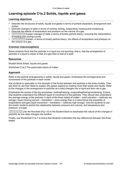 Produktbild: Cambridge Igcse(tm) Co-Ordinated Sciences Teacher Guide