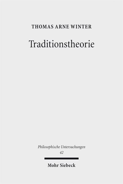 Produktbild: Traditionstheorie