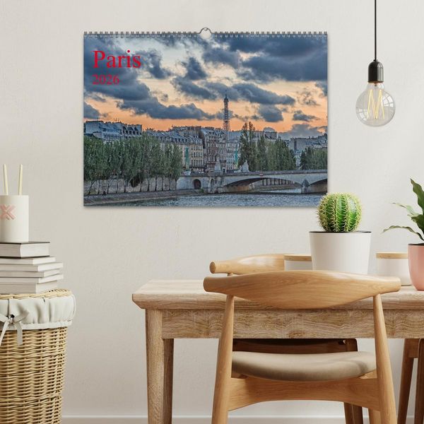 Produktbild: Paris (Wandkalender 2026 DIN A3 quer), CALVENDO Monatskalender
