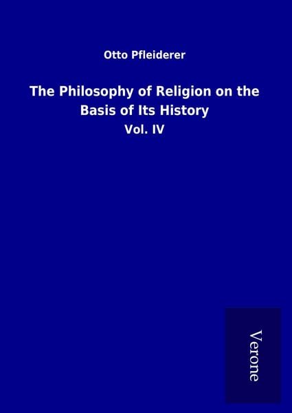 Produktbild: The Philosophy of Religion on the Basis of Its History