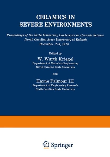 Produktbild: Ceramics in Severe Environments
