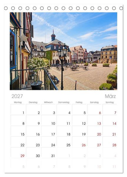 Produktbild: Tischplaner 2027 - Gelnhausen Meerholz und Hailer (A5 Tischkalender zum Aufstellen) CALVENDO