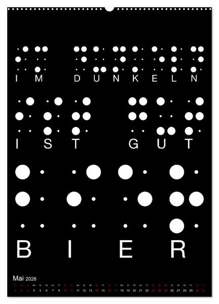 Produktbild: BIER Wandkalender -Trinken mit Stil (Wandkalender 2026 DIN A2 hoch), CALVENDO Monatskalender
