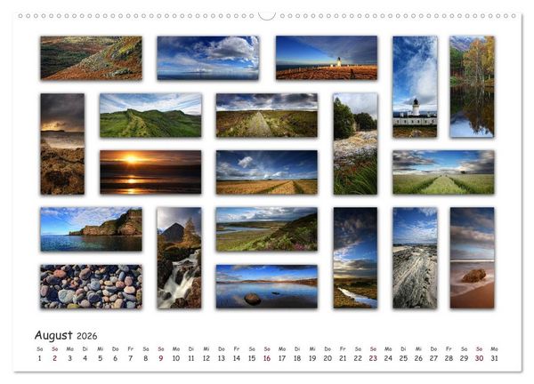 Produktbild: Schottland Impressionen (hochwertiger Premium Wandkalender 2026 DIN A2 quer), Kunstdruck in Hochglanz