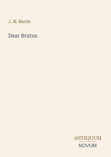 Produktbild: Dear Brutus