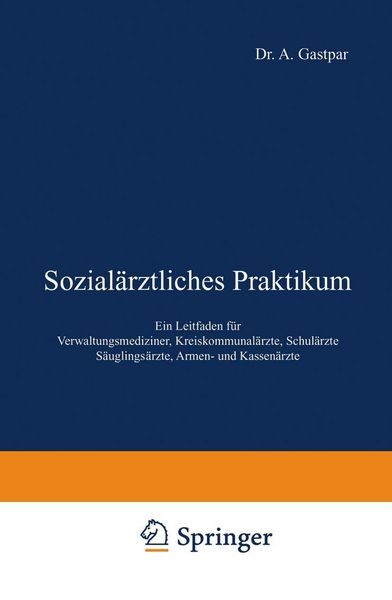 Produktbild: Sozial&auml;rztliches Praktikum