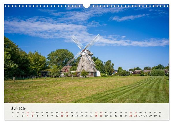 Produktbild: Fischland-Dar&szlig;-Zingst - Zwischen Bodden und Ostsee (Wandkalender 2026 DIN A3 quer), CALVENDO Monatskalender