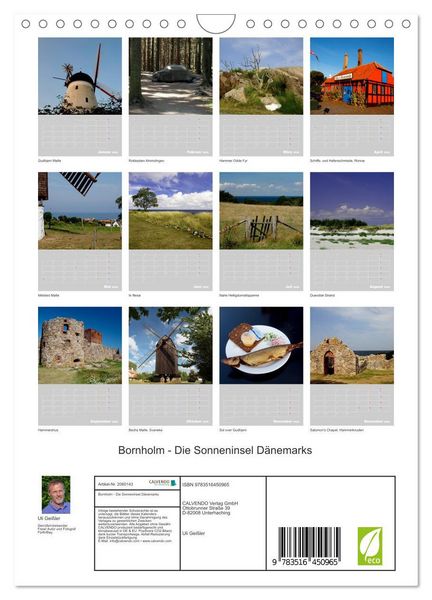 Produktbild: Bornholm - Die Sonneninsel D&auml;nemarks (Wandkalender 2026 DIN A4 hoch), CALVENDO Monatskalender