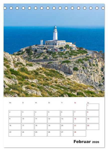 Produktbild: Mallorca - Traumhafte Insel auf der Sonnenseite (Tischkalender 2026 DIN A5 hoch), CALVENDO Monatskalender