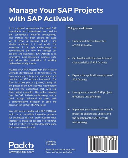 Produktbild: Manage Your SAP Projects with SAP Activate