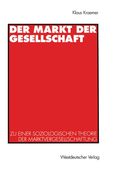 Produktbild: Der Markt der Gesellschaft