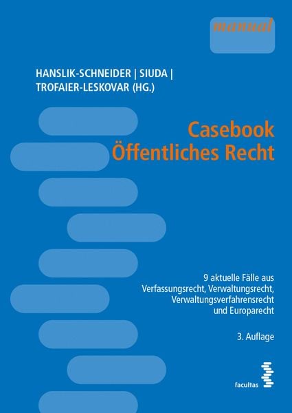 Produktbild: Casebook &Ouml;ffentliches Recht
