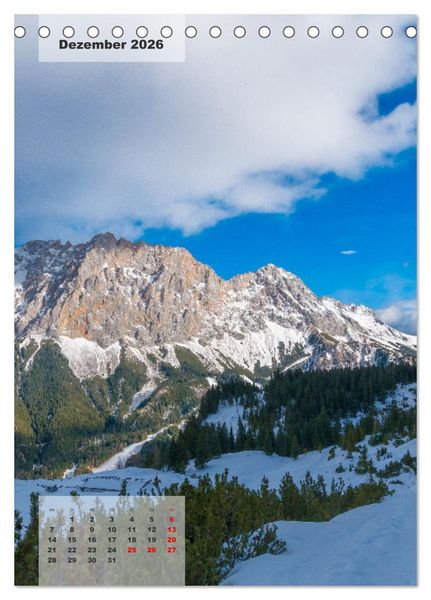 Produktbild: Alpine Jahreszeiten: Ein Jahr in den Bergen (Tischkalender 2026 DIN A5 hoch), CALVENDO Monatskalender